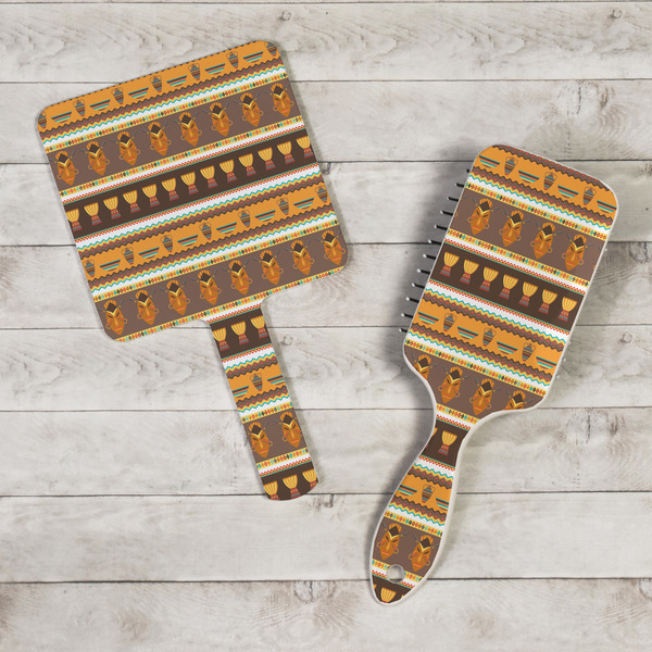 African Masks Hand Mirrors - In Context