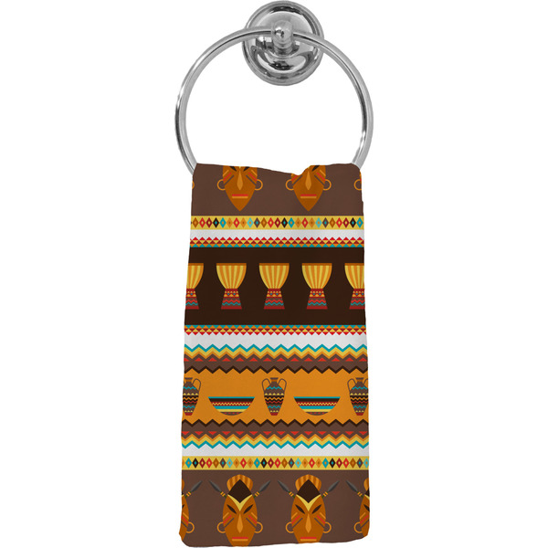 Custom African Masks Hand Towel - Full Print
