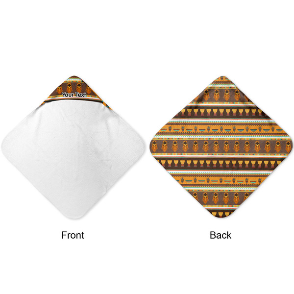 African Masks Hooded Baby Towel- Approval