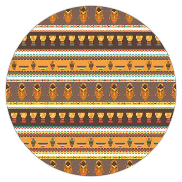 African Masks Icing Circle - Medium - Single