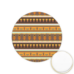 African Masks Printed Cookie Topper - 1.25"