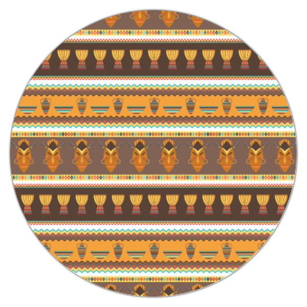African Masks Icing Circle - XSmall - Single
