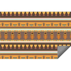 African Masks Indoor / Outdoor Rug - 3'x5'