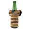African Masks Jersey Bottle Cooler - ANGLE (on bottle)