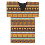 African Masks Jersey Bottle Cooler