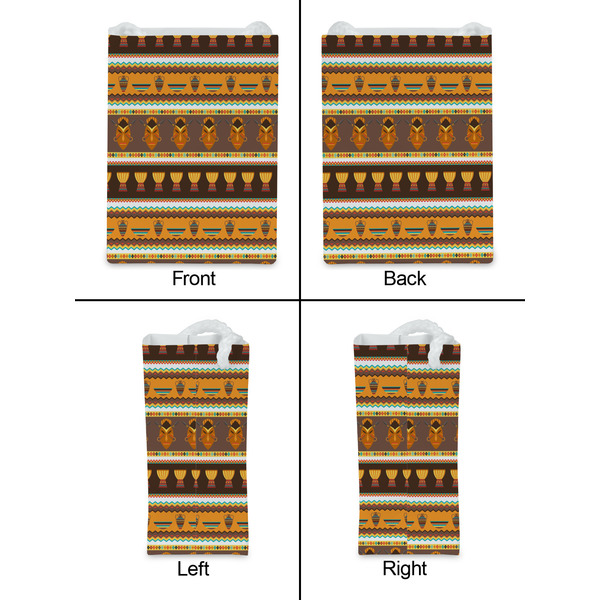 African Masks Jewelry Gift Bag - Gloss - Approval