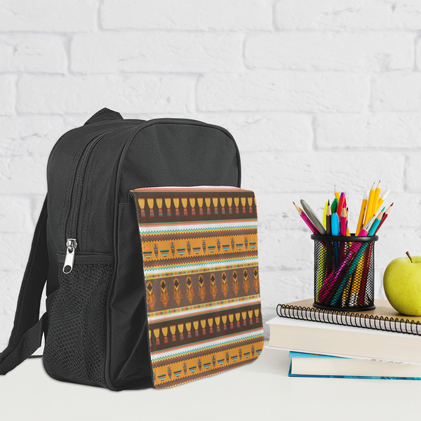 African Masks Kid's Backpack - Lifestyle