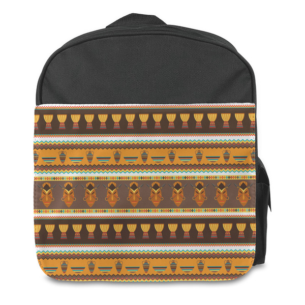 African Masks Kids Backpack - Front