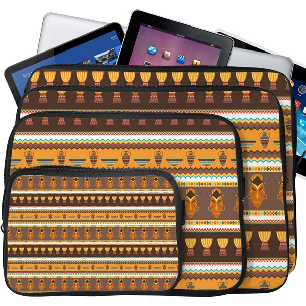 African Masks Laptop Case Sizes