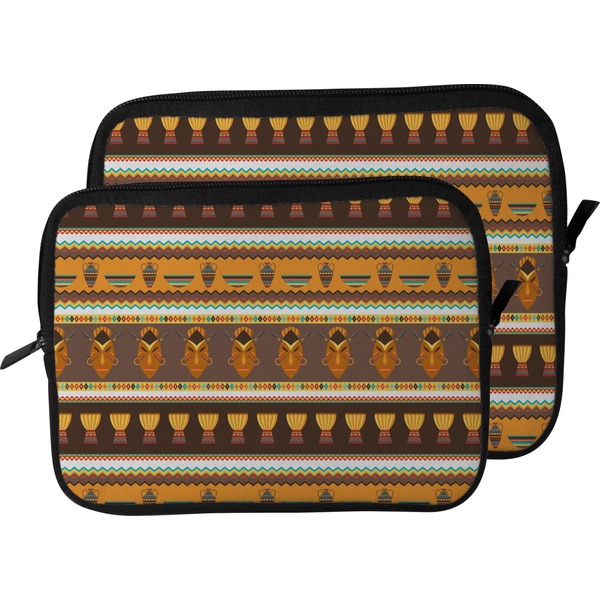 African Masks Laptop Sleeve (Size Comparison)