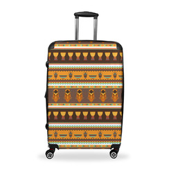 African Masks Suitcase - 28" Large - Checked
