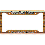 African Masks License Plate Frame