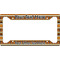African Masks License Plate Frame