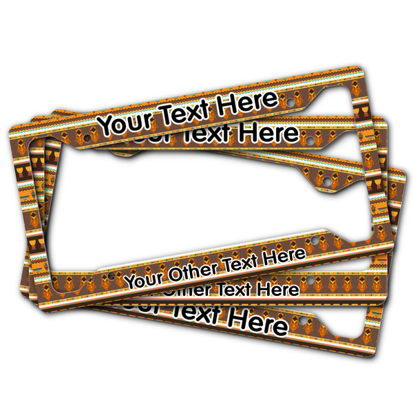 African Masks License Plate Frames - (PARENT MAIN)