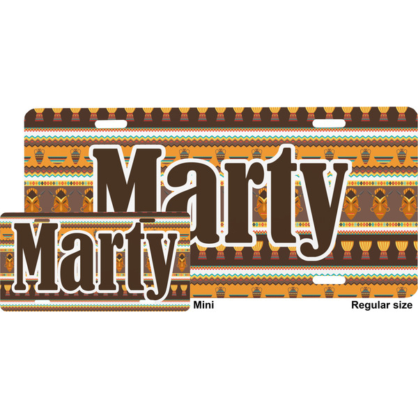 African Masks License Plate (Sizes)
