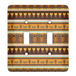 African Masks Light Switch Cover (2 Toggle Plate)