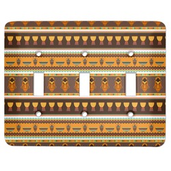 African Masks Light Switch Cover (3 Toggle Plate)