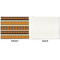 African Masks Linen Placemat - APPROVAL Single (single sided)