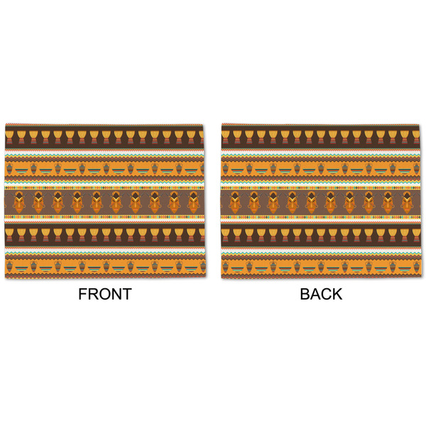 African Masks Linen Placemat - APPROVAL (double sided)