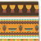 African Masks Linen Placemat - DETAIL