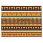 African Masks Single-Sided Linen Placemat - Single