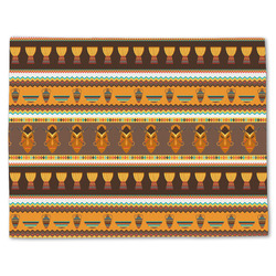 African Masks Single-Sided Linen Placemat - Single