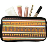 African Masks Makeup / Cosmetic Bag - Small
