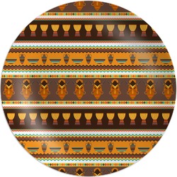 African Masks Melamine Plate