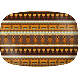 African Masks Melamine Platter
