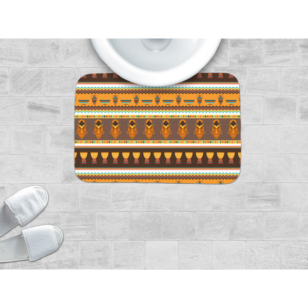 African Masks Memory Foam Bath Mat - LIFESTYLE