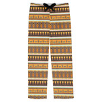African Masks Mens Pajama Pants - XS