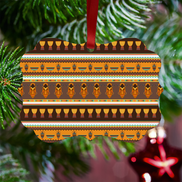 African Masks Metal Benilux Ornament - Lifestyle