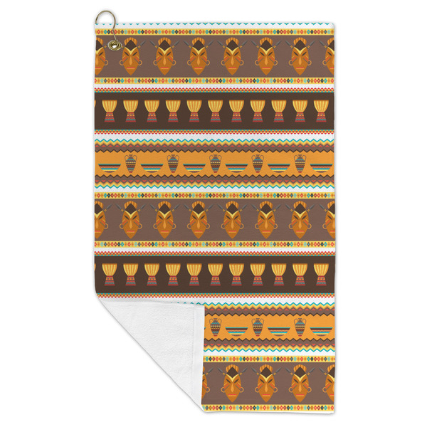 African Masks Microfiber Golf Towels - FOLD