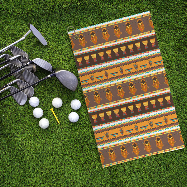 African Masks Microfiber Golf Towels - LIFESTYLE