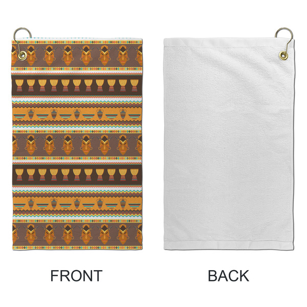 African Masks Microfiber Golf Towels - Small - APPROVAL