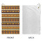 African Masks Microfiber Golf Towels - Small - APPROVAL