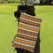 African Masks Microfiber Golf Towels - Small - LIFESTYLE
