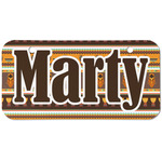 African Masks Mini/Bicycle License Plate (2 Holes)