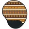 African Masks Mouse Pad with Wrist Support - Main