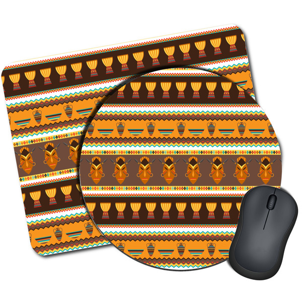 Custom African Masks Mouse Pad