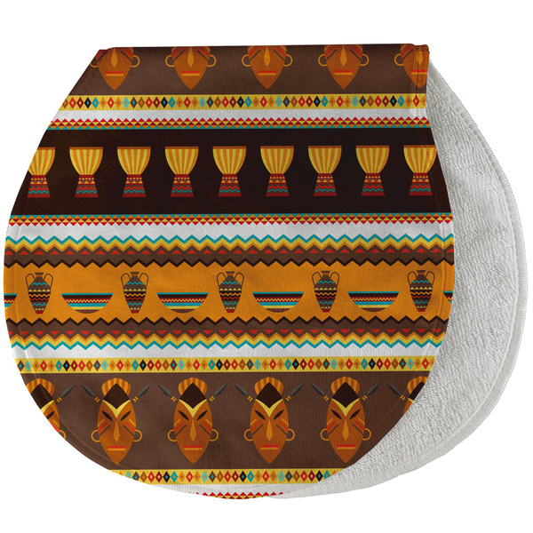 Custom African Masks Burp Pad - Velour