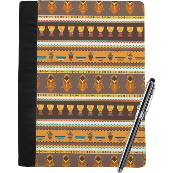 Custom African Masks Notebook Padfolio - Large