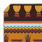African Masks Octagon Placemat - Single front (DETAIL)