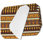 African Masks Dining Table Mat - Octagon - Set of 4 (Single-Sided)