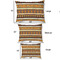 African Masks Outdoor Dog Beds - SIZE CHART