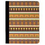 African Masks Padfolio Clipboard - Large