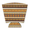African Masks Party Cup Sleeves - with bottom - FRONT