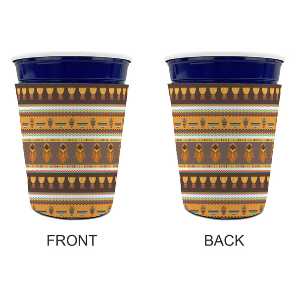 African Masks Party Cup Sleeves - without bottom - Approval
