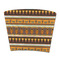 African Masks Party Cup Sleeves - without bottom - FRONT (flat)