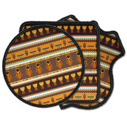 African Masks Iron on Patches